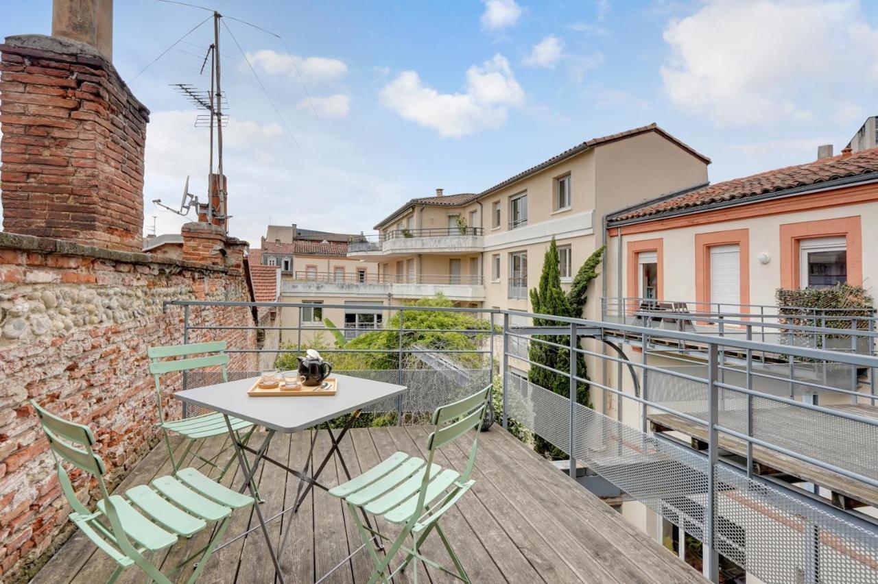 Terrasse Riquet - En Plein Coeur De Toulouse Exterior foto